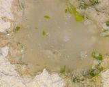 A picture of step 3 of Drumsticks leaves paratha.