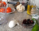 Foto del paso 2 de la receta: Gazpacho de Cerezas con Queso fresco de Cabra