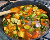 Une image de l'étape 22 de Mijoté de légumes aux pois chiches, tomate et épices.