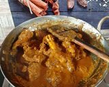 A picture of step 7 of Masala Chaas Doi Mutton.