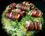 Pas rețetă Rulouri de pui cu cașcaval învelite în bacon 3 fotografie