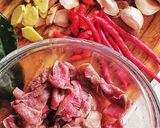 Foto langkah ke 1 dari resep Lidah Sapi Sambal Kecombrang.