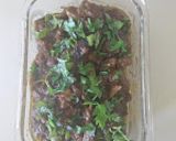 A picture of step 12 of Pepper mutton masala.