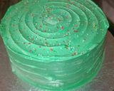 A picture of step 3 of Independence day cake.