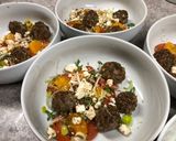 A picture of step 6 of Mini Meatballs w/ Mandarin Orange Garlic Tomatoes.
