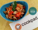 Foto langkah ke 4 dari resep Oseng Mercon (Kikil Mercon) #pr_recookmasakanpedas.