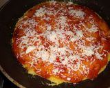 A picture of step 3 of Sooji Veg Pizza.