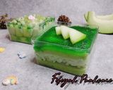 Foto langkah ke 23 dari resep Cake Dessert Box Melon.