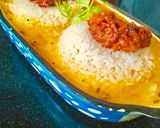 A picture of step 1 of Daal rice with tomato chutney.