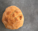 Foto del paso 3 de la receta: Bocadillo redondo y rústico con pollo adobado... ¡Especial findes!