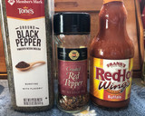 A picture of step 1 of Crockpot Buffalo Chicken Soup.