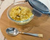 A picture of step 4 of Raw mango rice.