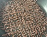 A picture of step 1 of Chocolate Net Crepes.