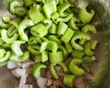 A picture of step 4 of Snake gourd ki sabji.