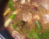 Foto langkah ke 3 dari resep Rawon ayam instan bumbu bango.