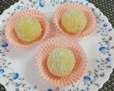 A picture of step 8 of Rakhi Special - Coconut Ladoo with Gulkand-Dryfruits Stuffing.