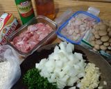 義大利雞肉野菇燉飯的食譜步驟1照片