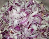 A picture of step 2 of White rice with pepper sauce.
