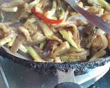 A picture of step 2 of Onion Eggplant fry with Fish oil.
