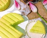 Hình bước làm 5 của món Bánh bông lan lá dứa- không bột nở