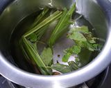 A picture of step 1 of Lemongrass Ginger Tea.