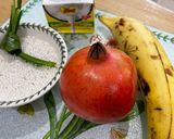 Gambar langkah 2 resipi 👩🍳Pengat Pisang Tanduk Buah Delima.