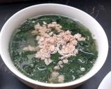 Hình bước làm 2 của món Canh rau ngót nấu thịt xay
