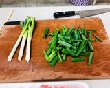 青蔥佐醋味增花枝(イカのぬた)的食譜步驟2照片