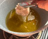 A picture of step 5 of Golden fried cauliflower.