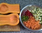 Foto del paso 1 de la receta: Calabaza rellena con vegetales
