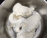 A picture of step 2 of Shahi shrikhand tukdi.