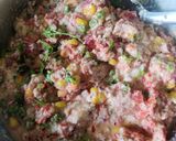 A picture of step 5 of Vegetable pancakes.
