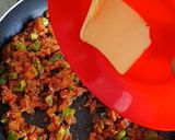 A picture of step 7 of Paneer cheese ghotala.