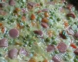 Foto del paso 8 de la receta: Tortilla de arvejas con salchichas