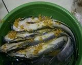 Foto langkah ke 15 dari resep Sayur bening jagung, tempe tepung, ikan lele goreng dan sambel.