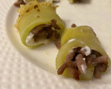 Foto del paso 4 de la receta: Rollitos de calabacín rellenos
