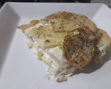 Foto del paso 5 de la receta: Milhojas de papa con jamón y queso