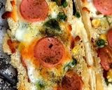 عکس مرحله 4 از دستور پیتزا با نون باگت 🍕
