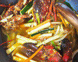 Foto del paso 5 de la receta: Bogavante con fideos de arroz y verduras