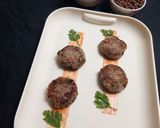 A picture of step 6 of Meat Masala Flavoured Black Gram Grilled Kebab.