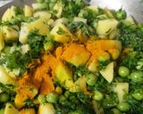 मेथी आलू मटर की सब्जी(methialoo mutter ki sabji रेसिपी चरण 2 फोटो