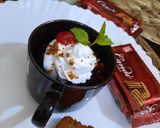 A picture of step 5 of Candy mug cake.
