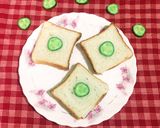 A picture of step 4 of Curd Cucumber Sandwich.