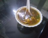 A picture of step 3 of Chicken Hot and Sour Soup.