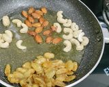 A picture of step 1 of Navratan Pulao.