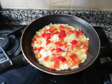 Tortilla de papas y carne