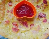 A picture of step 2 of Vegetable chila.