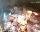 Foto del paso 1 de la receta: Carne de puerco en salsa roja
