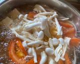 A picture of step 2 of Beef Noodle Soup with Seasonal Vegetables and Fresh Mushrooms.