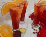 A picture of step 5 of Orange,carrot and beet juice 😋.